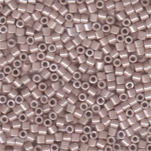 Miyuki 8/0 Delica Bead - DBL-1535 - Opaque Pink Champagne Pink Ceylon - 50gm Bag