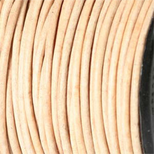 1.5mm Indian Leather Natural - 25 Yards - 22.5 Metres Roll