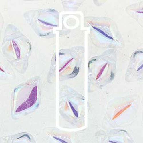 Gem Duo 8mm x 5mm - GD8500030-28701 - Crystal AB - 8gm Tube