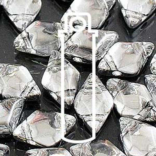 Gem Duo 8mm x 5mm - GD8500030-27001 - Crystal Labrador - 8gm Tube