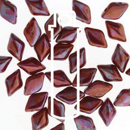 Gem Duo 8mm x 5mm - GD8593200-15495 - Coral Red Luminous - 8gm Tube