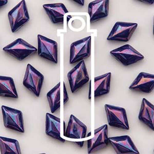 Gem Duo 8mm x 5mm - GD8533050-15001 - Royal Blue Nebula - 8gm Tube