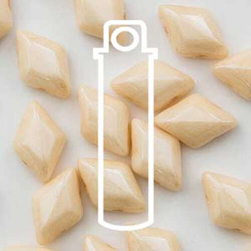 Gem Duo 8mm x 5mm - GD8503000-14413 - Chalk Beige Luster - 8gm Tube