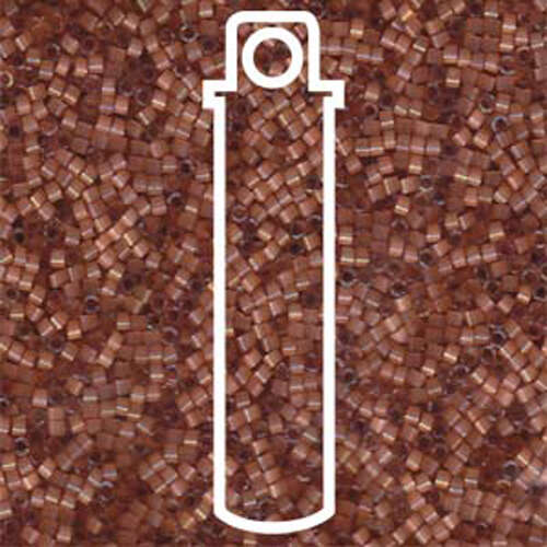 Miyuki 11/0 Delica Bead - DB1804 - Dyed Topaz Silk Satin - 6.2gm Tube