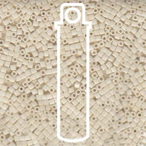 Miyuki 1.8mm (SB18) Square Bead - SB18-421 - Cream Ceylon - 8.2gm Tube