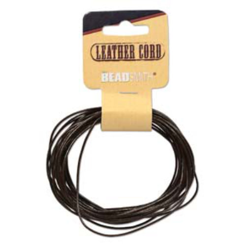 1mm Indian Leather Red Brown - 5 Yards - 4.5 Metres Spool