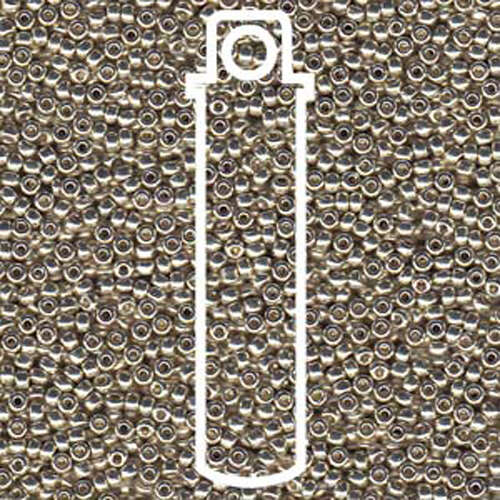 Miyuki 6/0 Rocaille Bead - 6-94201 - Duracoat Galvanized Silver - 20gm Tube