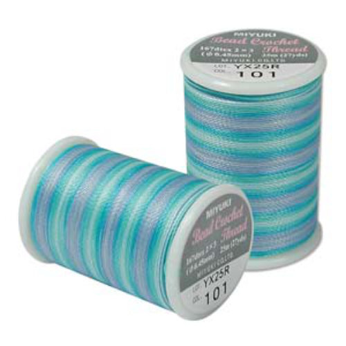 Miyuki Bead Crochet Thread Caribbean Blue - Size 8 / 0.45mm - 25m - MBC8-101