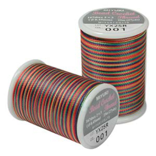 Miyuki Bead Crochet Thread Rainbow - Size 8 / 0.45mm - 25m - MBC8-001