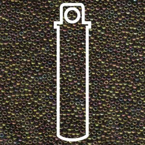 Miyuki 11/0 Rocaille Bead - 11-9462 - Metallic Gold Iris - 8.5gm Tube