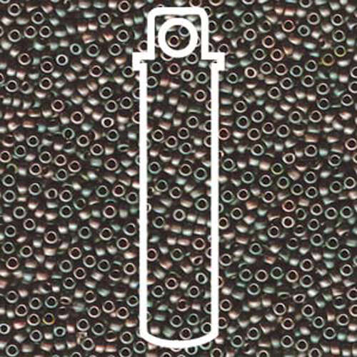 Miyuki 11/0 Rocaille Bead - 11-92012 - Matte Silver Grey - 8.5gm Tube