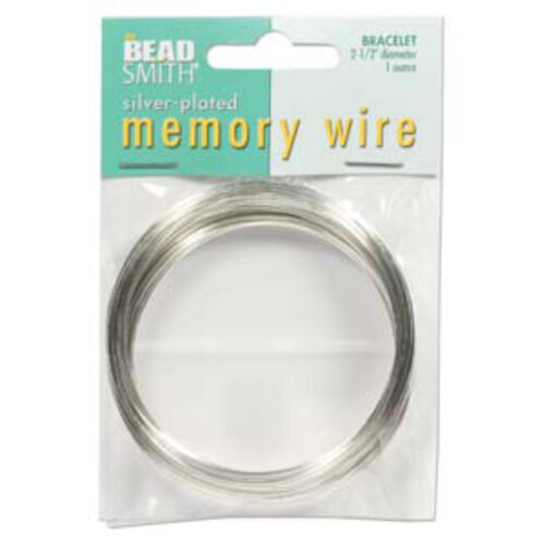 Memory Wire 2 1/2in 1 Oz Silver Plated - Bracelet - CBWS25070