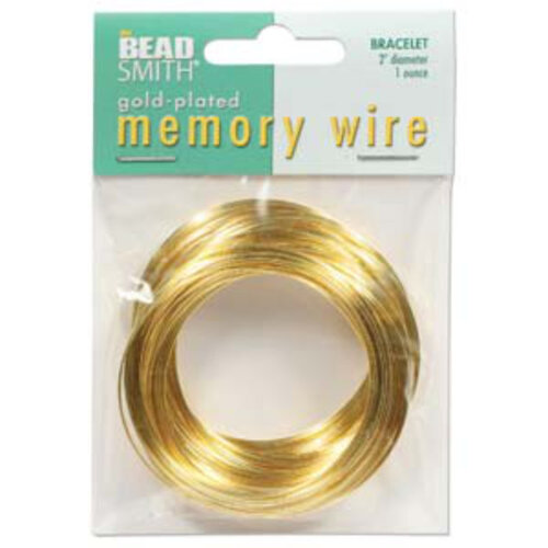 Memory Wire 2in 1 Ounce Gold Plated - Bracelet - CBWG2070
