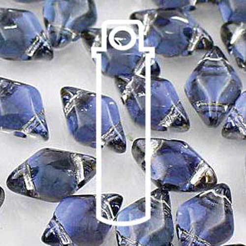 Gem Duo 8mm x 5mm - GD8500030-26901 - Backlit Periwinkle - 8gm Tube