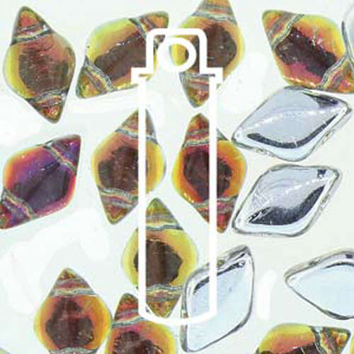Gem Duo 8mm x 5mm - GD8500030-28002 - Backlit Tequila - 8gm Tube