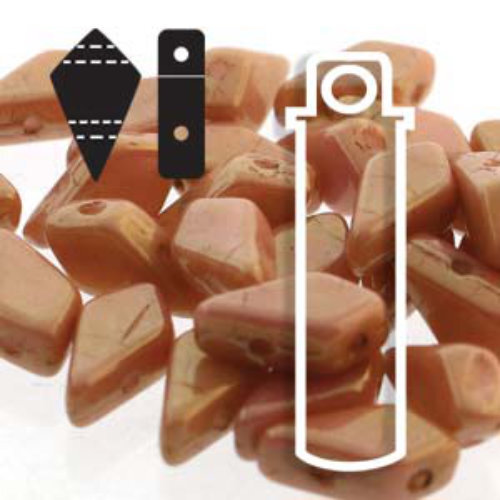 Kite 9mm x 5mm - KT9503000-14495 - Chalk Red Luster - 24gm Tube