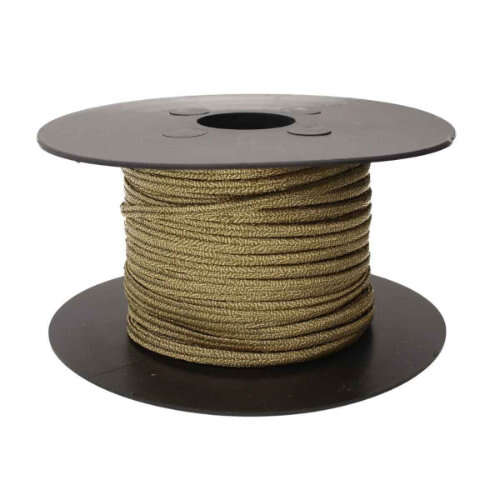 2.5mm Metallic Dark Gold Italian Luxury Acetate Soutache - ST3106 - 50m Roll