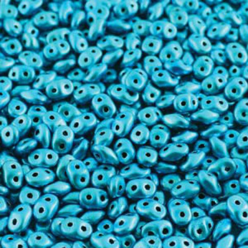 Mini Duo 2mm x 4mm - DU0423980-24206 - Metalust Turquoise - 8gm Tube