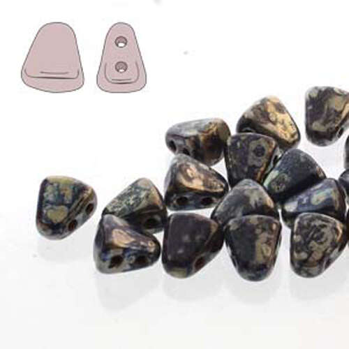 Nib Bit 6mm x 5mm - NB6533400-43400 - Navy Picasso - 100gm Bag