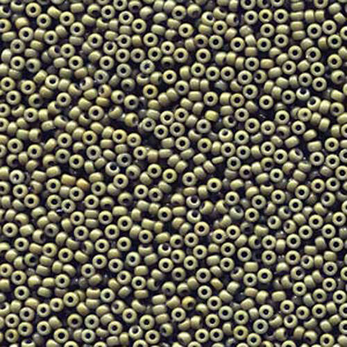 Miyuki 11/0 Rocaille Bead - 11-94474 - Duracoat Opaque Dyed Forest - 250gm Bag