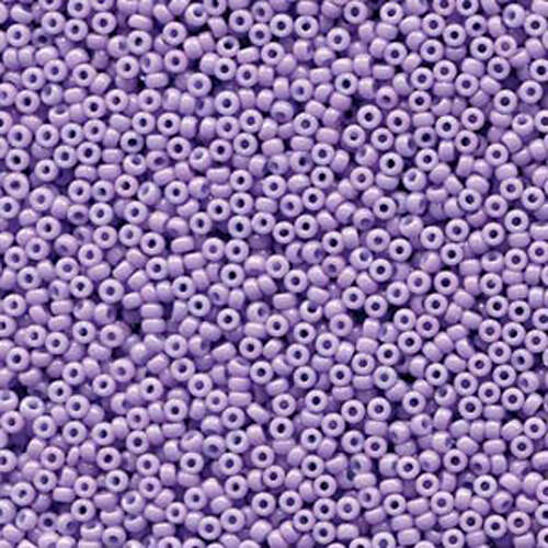 Miyuki 11/0 Rocaille Bead - 11-94486 - Duracoat Dyed Opaque Lilac - 250gm Bag