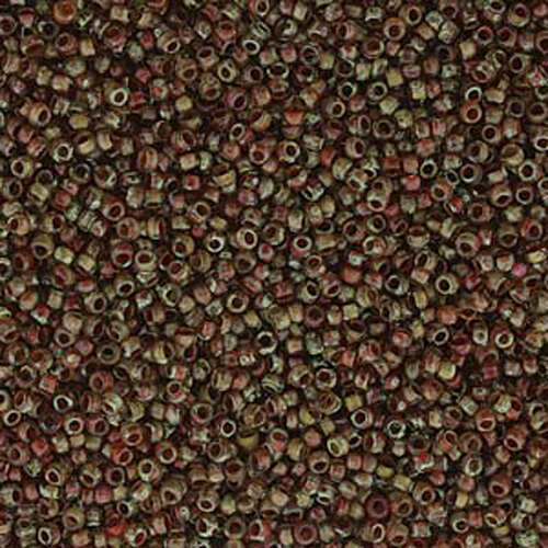 Miyuki 11/0 Rocaille Bead - 11-94505 - Transparent Light Smoky Topaz Picasso - 250gm Bag