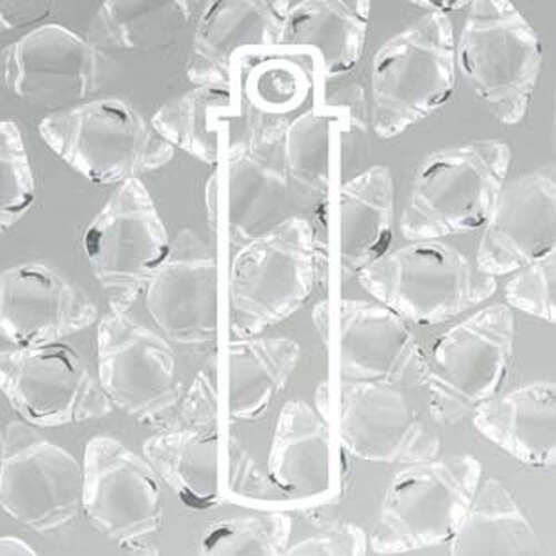 Gem Duo 8mm x 5mm - GD8500030 - Crystal - 8gm Tube