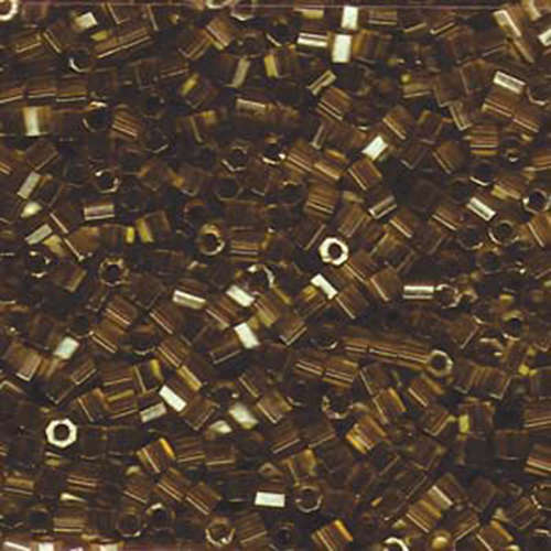 Miyuki 8/0 Delica Hex Cut Bead - DBLC-0115 - Transparent Metallic Luster - 50gm Bag