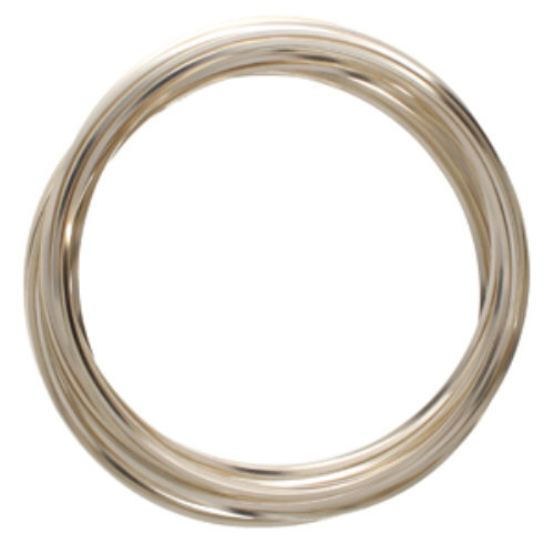 Tarnish Resistant Soft Temper Silver 21 Gauge Square Wire - 4yd / 3.6m Spool - CW21SQ-SL-4