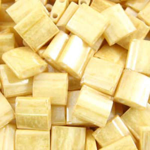 Miyuki Tila Bead - TL0593 - Dark Beige Ceylon - 50gm Bag