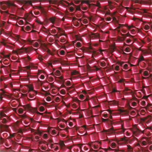 Miyuki 8/0 Delica Bead - DBL-1841 - Duracoat Galvanized Light Cranberry - 50gm Bag