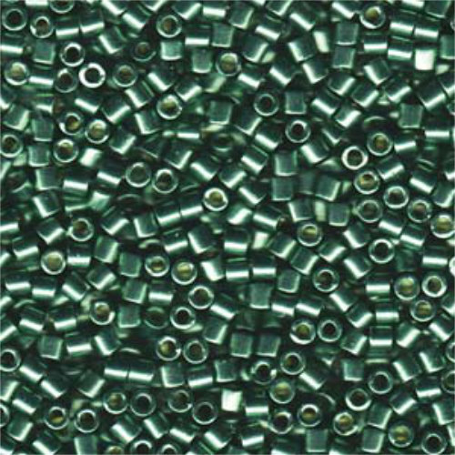 Miyuki 8/0 Delica Bead - DBL-1845 - Duracoat Galvanized Sea Green - 50gm Bag