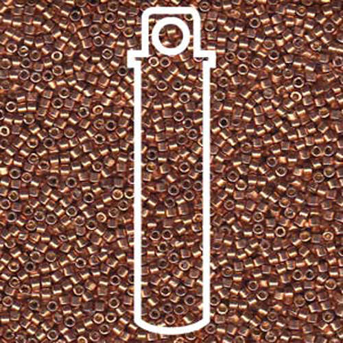 Miyuki 11/0 Delica Bead - DB1836 - Duracoat Galvanized Muscat - 7.2gm Tube