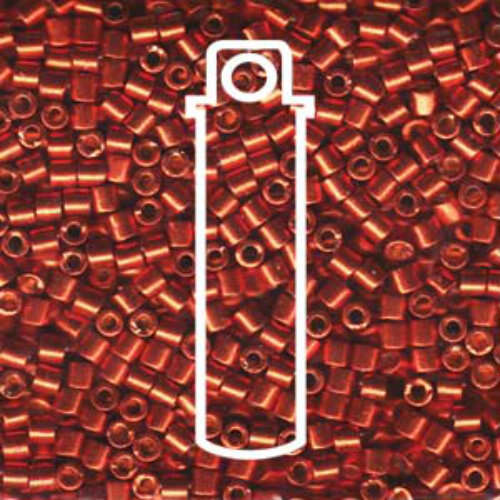 Miyuki 10/0 Delica Bead - DBM1838 - Duracoat Galvanized Berry - 7gm Tube