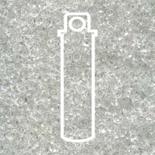 Miyuki 2.2mm Spacer Bead - SPR2-131 - Transparent Crystal - 7gm Tube