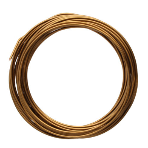 Tarnish Resistant Soft Temper Vintage Bronze 16 Gauge Round Wire - 5yd / 4.5m Spool - CW16R-VW-5