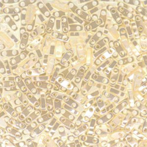 Miyuki Quarter Tila Bead - QTL0592 - Antique Ivory Pearl Ceylon - 50gm Bag