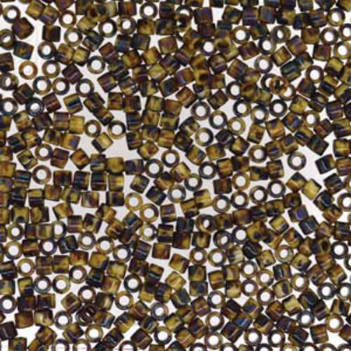 Miyuki 10/0 Delica Bead - DBM2267 - Picasso Brown Tan Matte - 50gm Bag