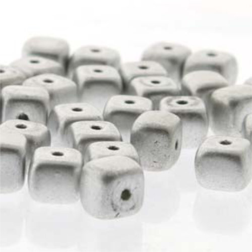 Cube Bead 6mm x 9mm - Bronze Aluminium - CU69-00030-01700 - 30 Bead Strand