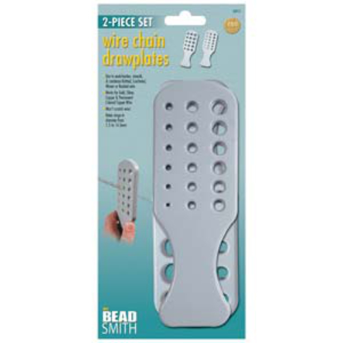 Plastic Wire Drawplate Set- 2 Paddles - DP15