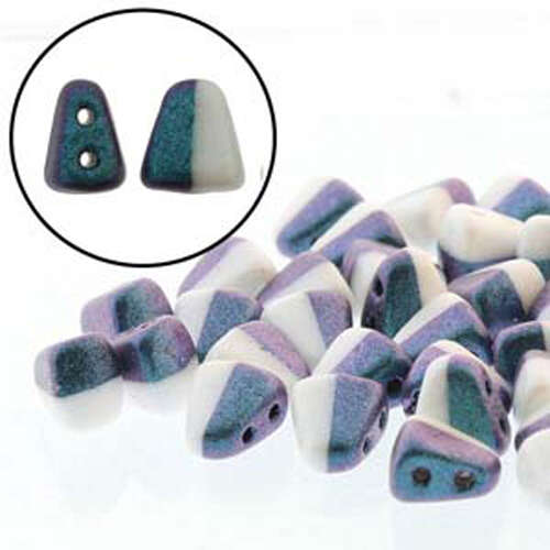 Nib Bit 6mm x 5mm - NB6503849-29074 - Duet Polychrome Mix Black Blueberry & Cream - 100gm Bag