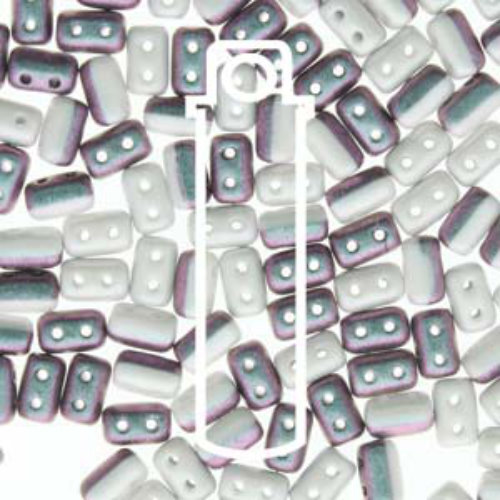 Rulla 3mm x 5mm - RUL3503849-29024 - Duet Black & White Polychrome Mix Berry - 22gm Tube