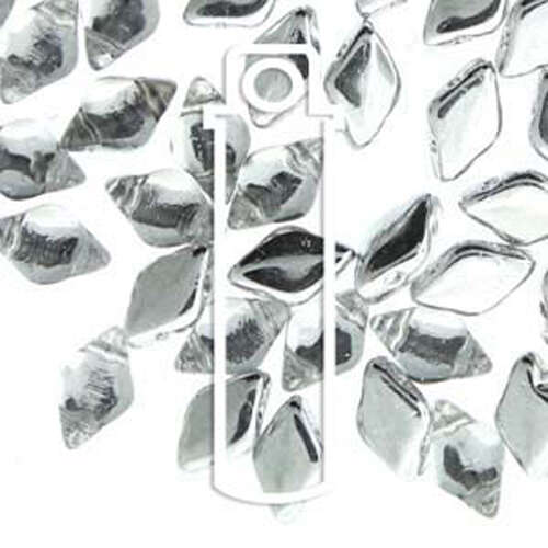 Gem Duo 8mm x 5mm - GD8500030-27002 - Backlit Crystal - 8gm Tube