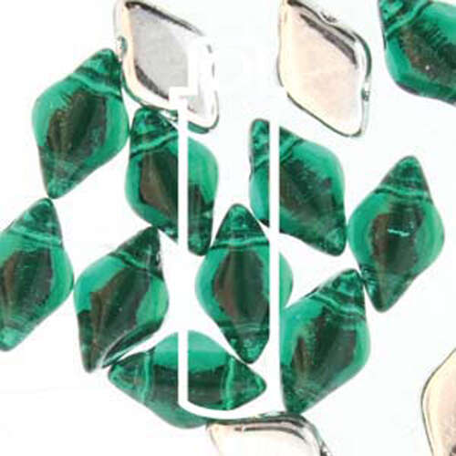 Gem Duo 8mm x 5mm - GD8550720-27002 - Backlit Teal - 8gm Tube
