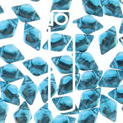 Gem Duo 8mm x 5mm - GD8560020-27002 - Backlit Aquamarine - 8gm Tube