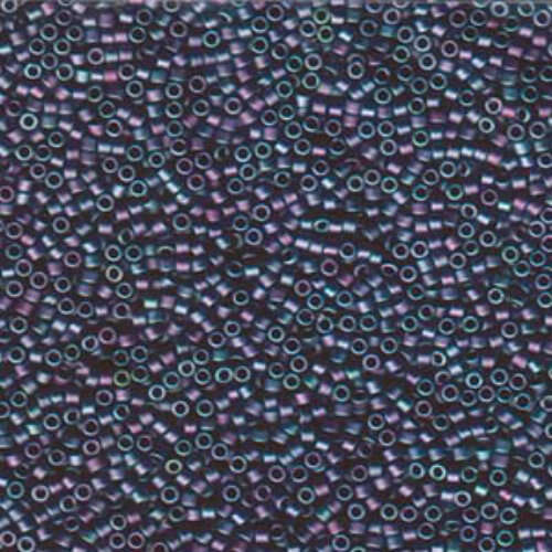Miyuki 15/0 Delica Bead - DBS1052 - Matte Metallic Blue/Green Iris - 50gm Bag