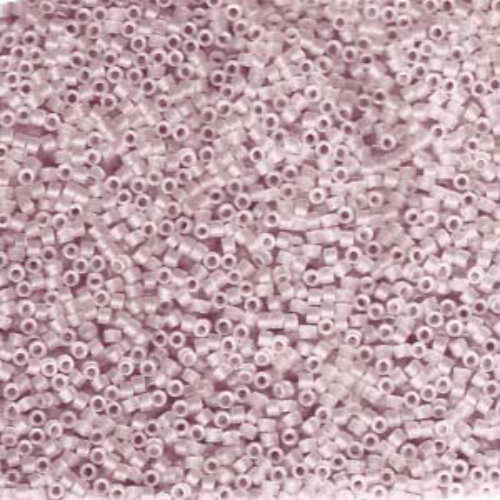 Miyuki 15/0 Delica Bead - DBS1263 - Matte Transparent Pink Mist - 50gm Bag
