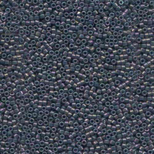 Miyuki 15/0 Delica Bead - DBS0134 - Opaque Purple Grey Rainbow Luster - 50gm Bag