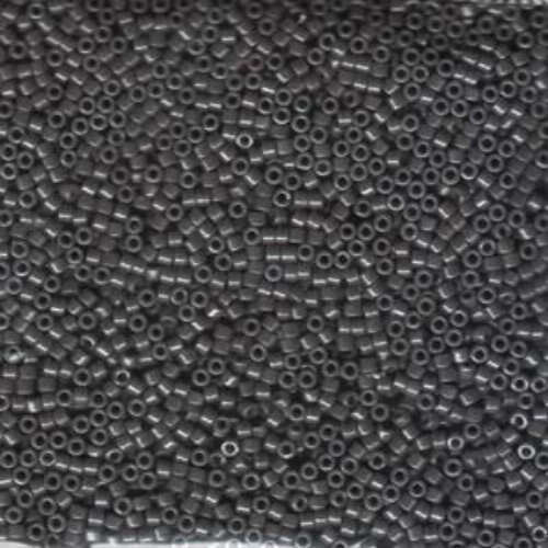 Miyuki 15/0 Delica Bead - DBS0268 - Opaque Smoke Luster - 50gm Bag