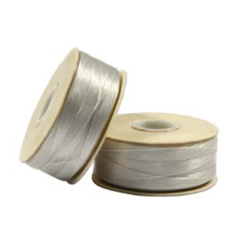 Nymo D (0.30mm) Sterling - Bobbin - 64 yards / 58m - NYMDST